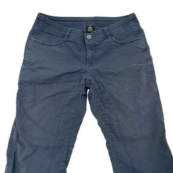KUHL Nylon Blend Outdoor Hiking Active Pants Blue Women's size 8 Short - Picture 5 of 9